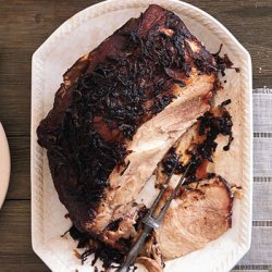 Cocoa and Spice Slow-Roasted Pork with Onions recipe