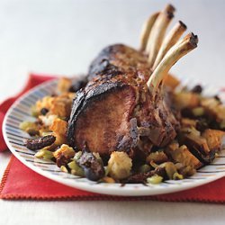 Pork Rib Roast with Fig and Pistachio Stuffing recipe