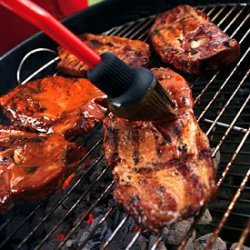 Smoky Grilled Pork Steaks with  Magic Dust  recipe
