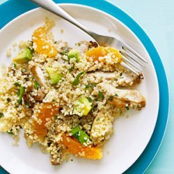 Quinoa Salad with Chicken, Avocado, and Oranges recipe