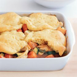 Turkey Potpie with Biscuit Crust recipe