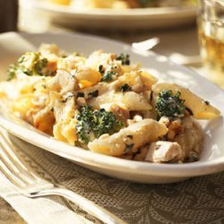 Chicken-and-Pasta Bake with Basil recipe