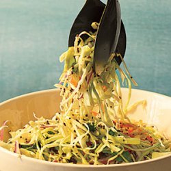 Cabbage Slaw with Tangy Mustard Seed Dressing recipe