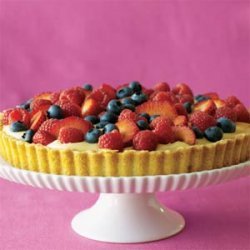 Mixed Berry Raspberry-Cream Tart recipe