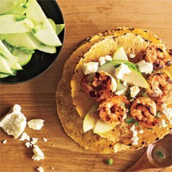 Shrimp Tacos with Green Apple Salsa recipe