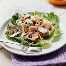 Chicken, Carrot, and Cucumber Salad recipe