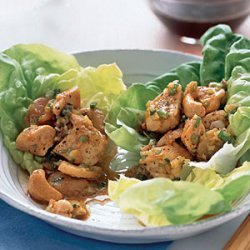 Chicken and Cashews in Lettuce Cups recipe