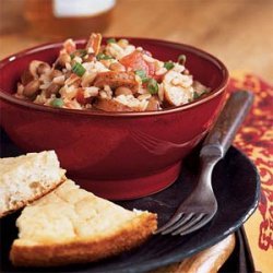 Black-Eyed Peas and Rice with Andouille Sausage recipe