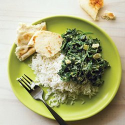 Indian Spinach (Saag) recipe