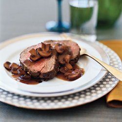Roast Beef Tenderloin With Port-Mushroom Sauce recipe