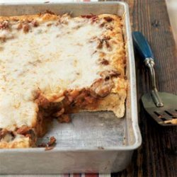 Sausage and Vegetable Deep-Dish Pizza recipe
