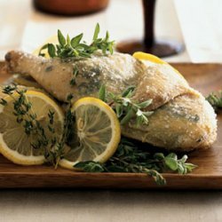 Salt-Crusted Herbed Cornish Hen recipe