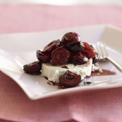 Cherry Compote Over Goat Cheese recipe