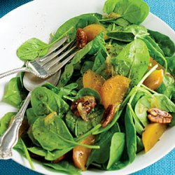 Spinach and Persimmon Salad recipe