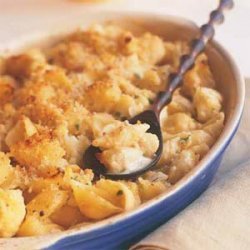 Cauliflower, Pasta, and Cheese Gratin recipe