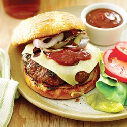 Grass-fed Burgers with Chipotle Barbecue Sauce recipe