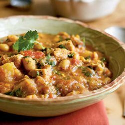 Sweet and Spicy Chicken and White Bean Stew recipe