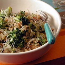 Whole Wheat Penne with Broccoli, Green Olives, and Pine Nuts recipe