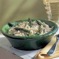 Creamy Rice with Asparagus recipe