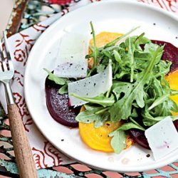 Beet and Arugula Salad with Kefalotyri recipe