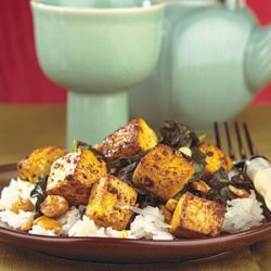 Pan-Fried Tofu with Coconut Rice recipe