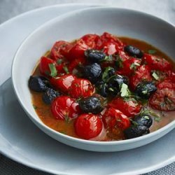 Cherry Tomatoes with Olives recipe