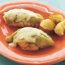 Smothered Green Chile Pepper Chicken recipe