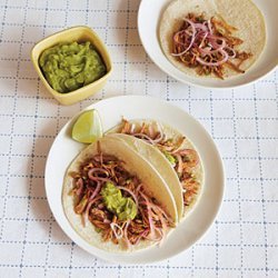 Citrus-Marinated Pork Tacos with Pickled Onions recipe