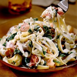 Fettuccine with Blue Cheese Sauce recipe