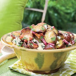 Big Daddy's Grilled Blue Cheese-and-Bacon Potato Salad recipe