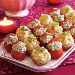 Cherry Tomatoes with Broccoli Filling recipe