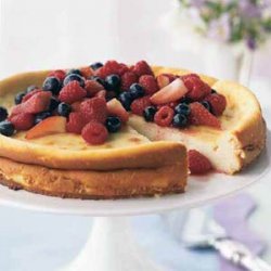 Ricotta Cheesecake with Fresh Berry Topping recipe