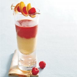 Peach-Raspberry Tequila Sunrise recipe