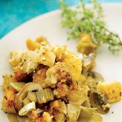 Artichoke Parmesan Sourdough Stuffing recipe