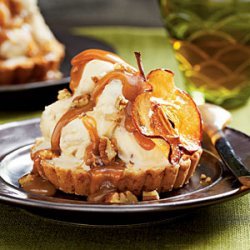 Caramel Apple Ice-cream Tarts recipe