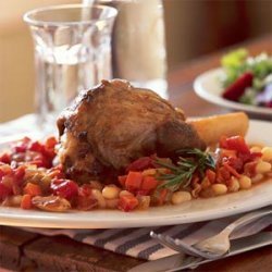 Lamb Shanks on Cannellini Beans recipe