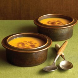 Spiced Pumpkin Soup with Ginger Browned Butter recipe