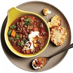 Indian-Spiced Lentils and Lamb recipe