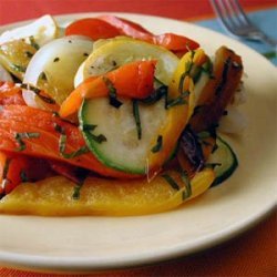 Potato and Summer Vegetable Stovetop Casserole recipe