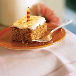 Carrot Sheet Cake with Cream Cheese Frosting recipe