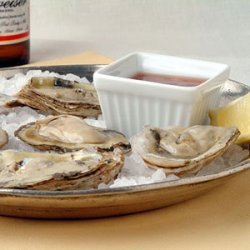 Oysters with Two Sauces recipe