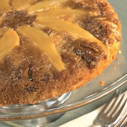 Pear Upside-Down Cake with Pecans recipe