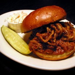 Braised Cranberry-Barbecue Beef Sandwiches recipe