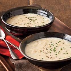Cream of Potato-and-Onion Soup recipe