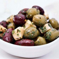 Marinated Olives and Manchego recipe
