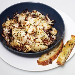 Marinated Grilled Calamari recipe