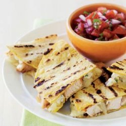 Grilled Chipotle-Chicken Quesadillas recipe