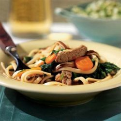Udon-Beef Noodle Bowl recipe