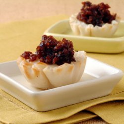 Goat Cheese Tarts with Lemon-Fig Compote recipe