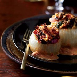 Lamb-and-Spinach-Stuffed Onions recipe